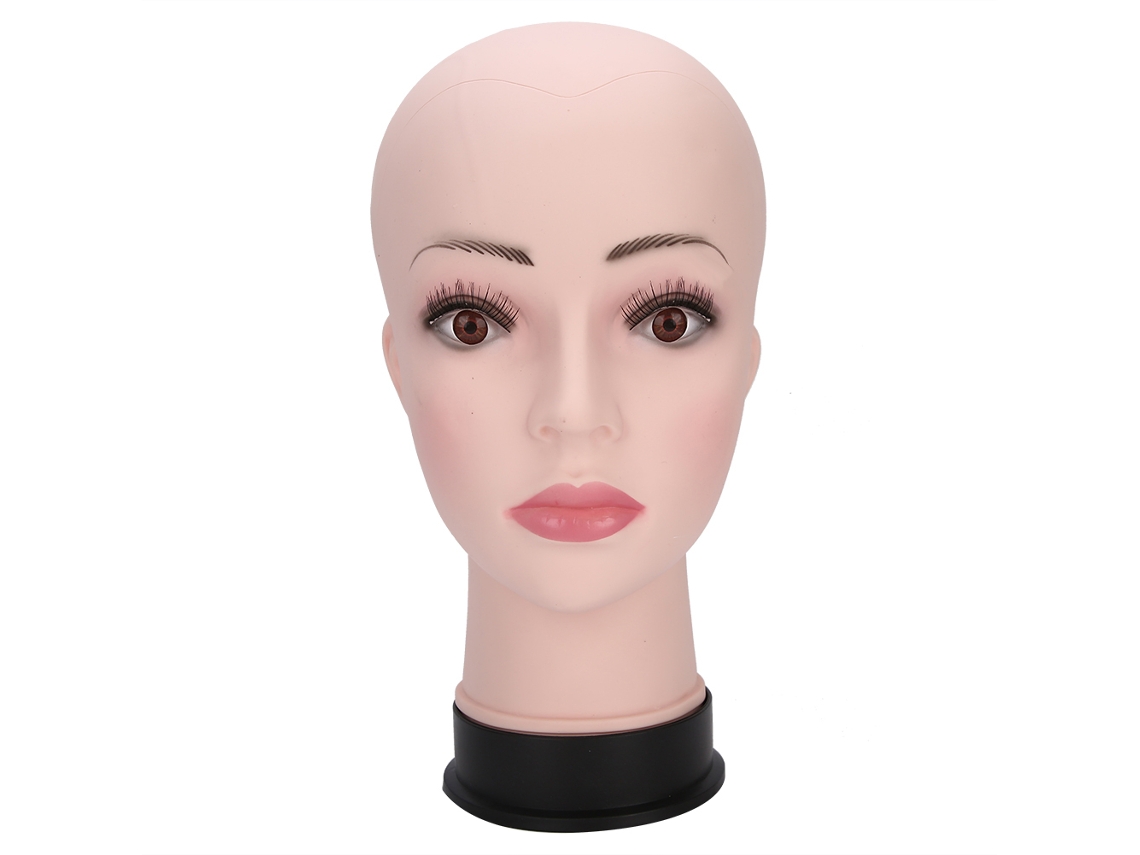 Cabeça De Manequim Feminino Para Exibição De Chapéu E Peruca