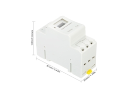 Timer Programável Digital Thc15a 16a 7 Dias Lcd Interruptor de Tempo Din Rail 16 On/off com MARCA