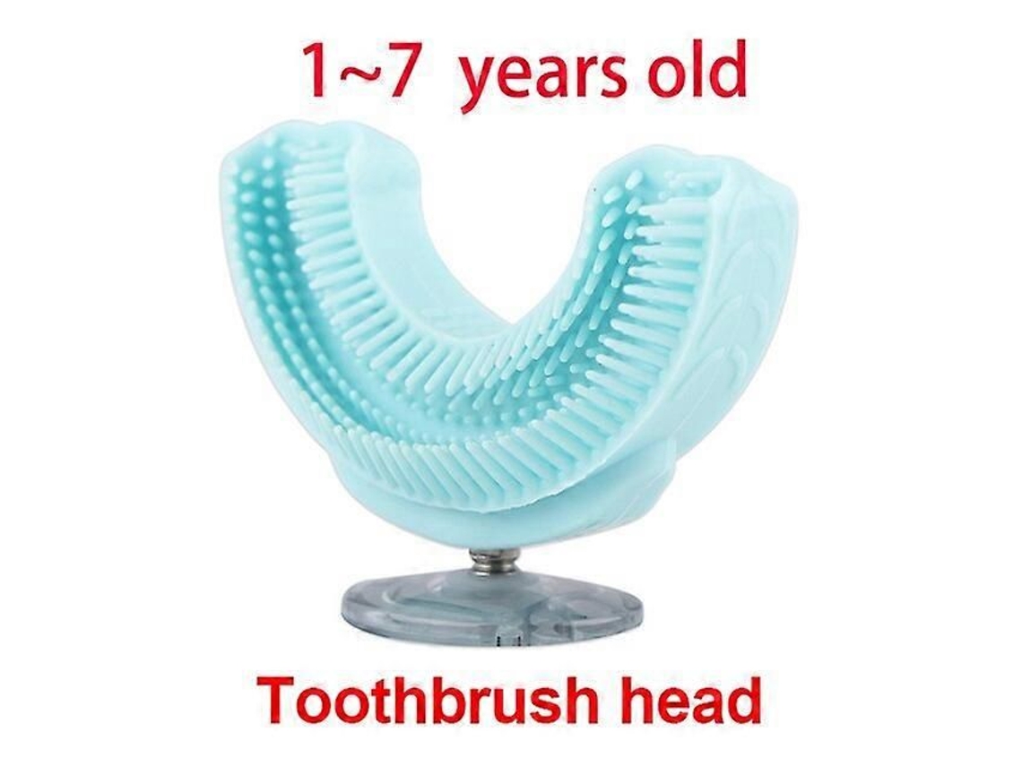 Escova de Dentes Elétrica Sônica Infantil Silicone com Limpeza Automática 360 ​​graus, Recarregável Via Usb, e M Formato U. GOKOCO