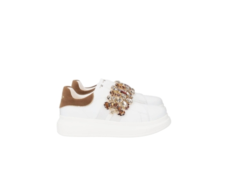 Sapatilhas De Mulher Toscablu Basse Pele Branco (36)