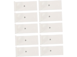 12 Suportes Ajustáveis Em Abs E Ferro Para Varão De Cortina, Suporte Lateral, Fáceis De Instalar. 12 Suportes Ajustáveis Em Abs E Ferro