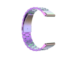 Lurelia Pulseira De Relógio Colorida Aço Inoxidável, Compatível Com Garmin Fenix 5, Acabamento Moderno