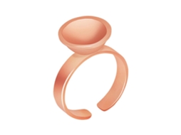 Extensões De Cílios Colas Anéis Nail Art Colas Anéis Copos Extensões De Cílios Tinta Adesiva Anéis Suporte Ouro Rosa Hengrongshen