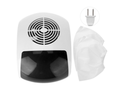 45w Single Fan Nail Dust Collector Manicure Vacuum Cleaner Black