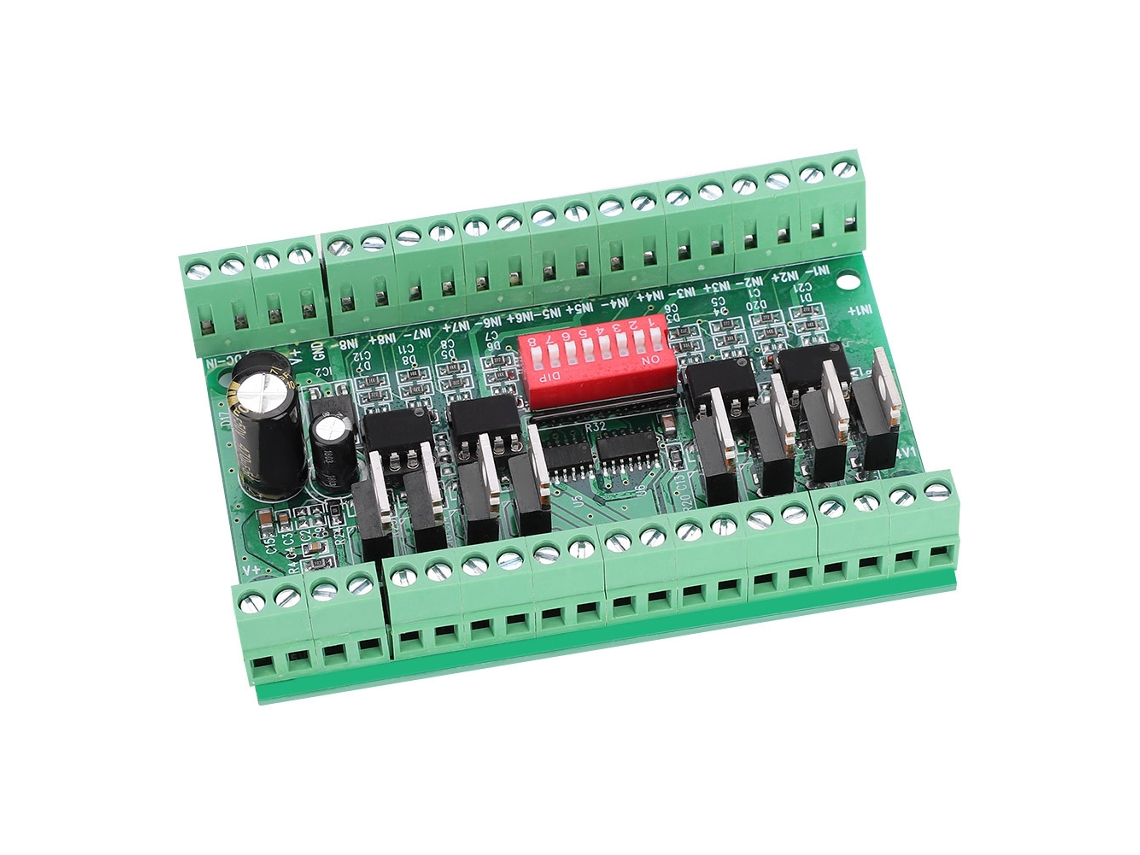 Módulo De Conversão De Nível De 8 Canais Laxiscreed Para Sinais Npn/pnp Compatível Com 5v/24v
