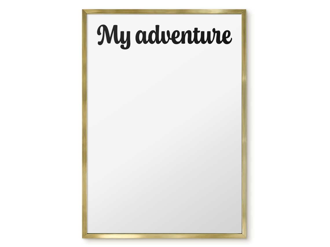 Magnetic Board My Adventure For The Living Room Espelharte (50x70 Cm)