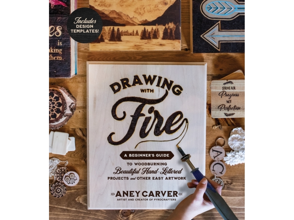 Livro Drawing with Fire de Aney Carver (Inglês)