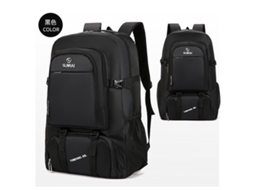 Mochila Grande E Espaçosa (preta), Ideal Para Caminhadas E Atividades Ao Ar Livre, Deslocamentos Diários E Viagens.