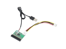 Adaptador de cabo USB para drive de disquete 3.5 polegadas 1.44MB, 34 pinos, com placa PCB | S/MARCA
