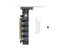 Placa Adaptadora Pcie X16 Para 4 Portas U.2 Nvme Com Indicador Led Sff8643 Sff8639