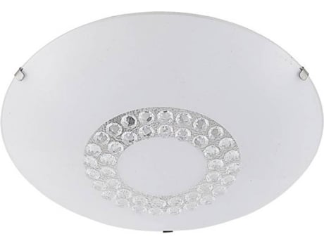 Plafon  Sacha (Prateado - E27 - 60 W - Cristal)
