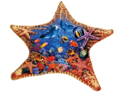 Quebra Cabeça De Animais Sunsout Steve Sundram Estrela Do Mar 600 Peças De Papelão