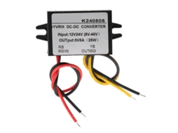 Laxiscreed Módulo Fonte De Alimentação Dc-dc Conversor 12v/24v Para 5v 5a