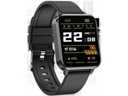 E86 Smartwatch Pulseira Inteligente Temperatura Corporal Ecg Pressão Sanguínea Pedômetro Frequência Cardíaca Monitor Sono Preto Yizhood
