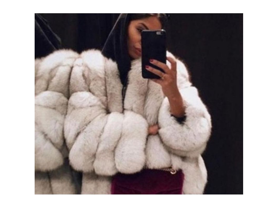 2026 abrigo Oversized de Pelo Falso para Mulher Cor Rosa Tamanho S Jaqueta Teddy Bear