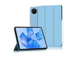 Capa Protetora Tripla Em Couro Pu Para Tablet Matepadpro11 Tuotuo (azul)