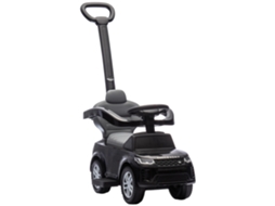 Carrinho Infantil 2 Em 1 18-36 Meses Land Rover Armazenamento Preto