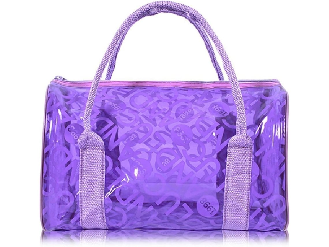 Bolsa de Praia Transparente AQUAFORGE para itens de higiene e cosméticos
