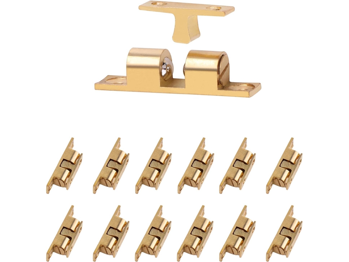 Fecho De Rolete Duplo Com Esfera Porta Armário, Móvel, Em Latão Maciço, Ajustável, Portas De Armários, Closets