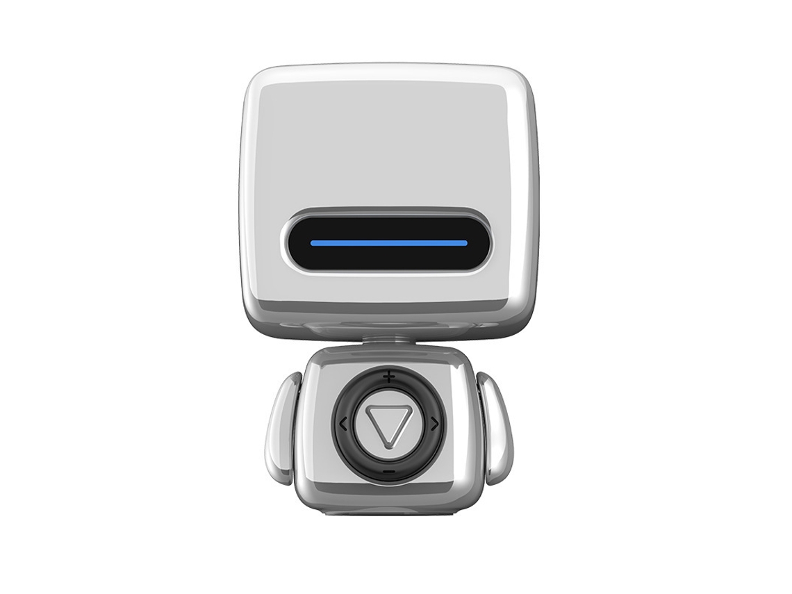 Altifalante bluetooth portátil com design de robô cartoon conexão sem fio EOOCOO