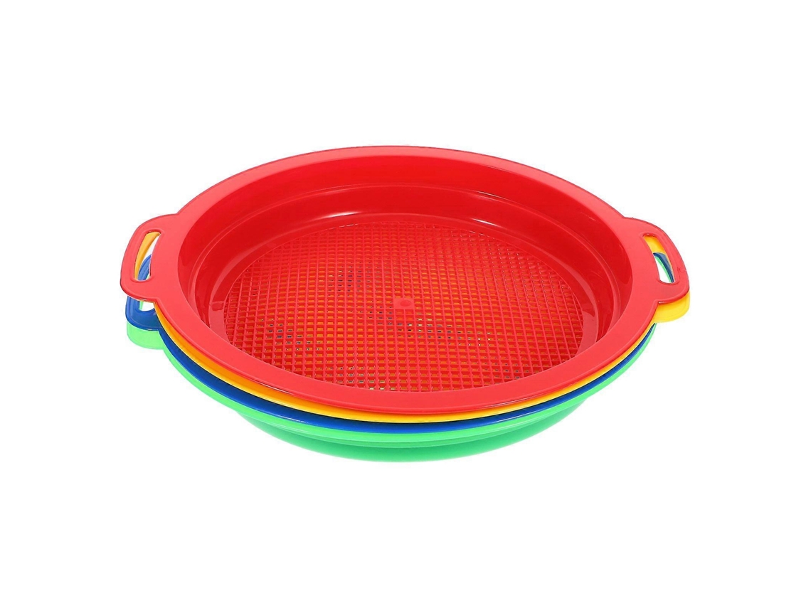 Conjunto De 4 Peneiras Areia Plástico Para Brincar Na Praia Com Crianças yjd -aquaforge