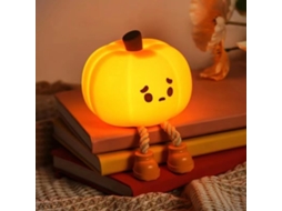 Abajur De Abóbora Fofo, Controle De Intensidade Por Toque, Recarregável, Luminária Noturna Aconchegante Para O Quarto, Também Ideal Para O Natal