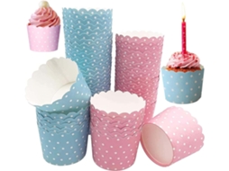 Conjunto De 100 Forminhas De Papel Para Muffins E Cupcakes, Para Assar E Apresentar Sobremesas Em Festas E Eventos