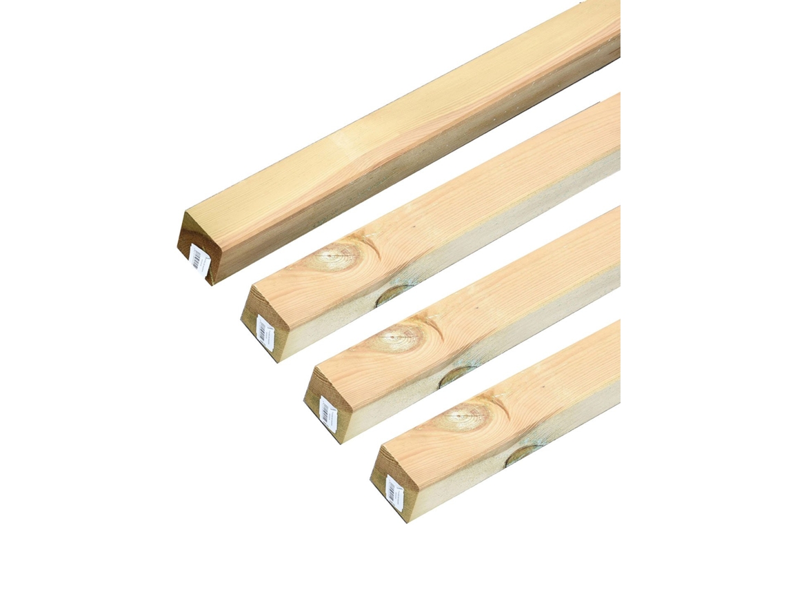 Faura - Poste De Madera Cuadrado 9x9x80 Cm. | 9x9x80 Cm. ()