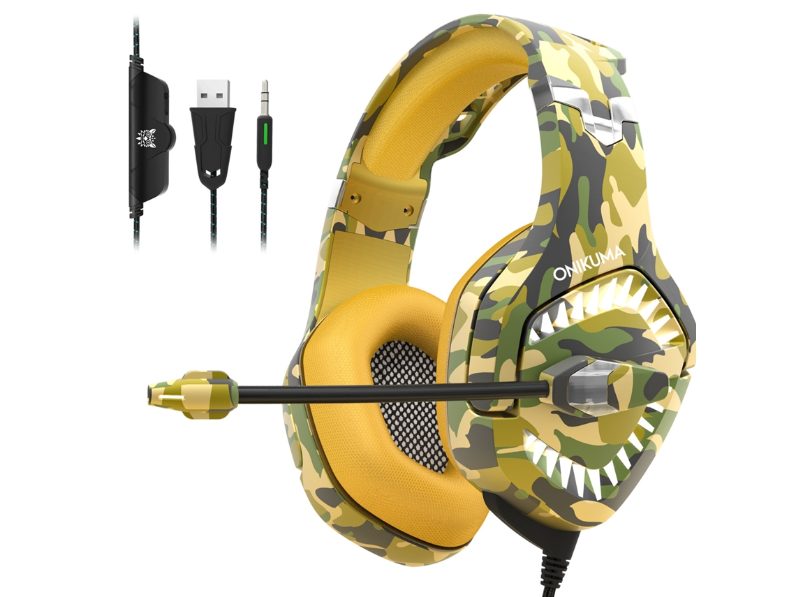 Auscultadores Bluetooth TRUMSEN K1Proover Ear Deserto Amarelo