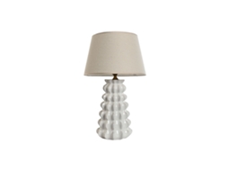 Luminária de Mesa Home Esprit Porcelana Branca 50 W 220 V 40 x 40 x 65 cm