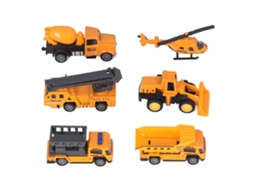 Mali 1:64 6pcs Brinquedos de Veículos de Engenharia de Liga Transporte Pesado para Crianças Tipo 2