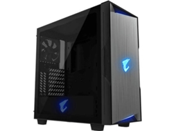 Caixa PC GIGABYTE Aorus C300 Glass (ATX Mid Tower - Preto)