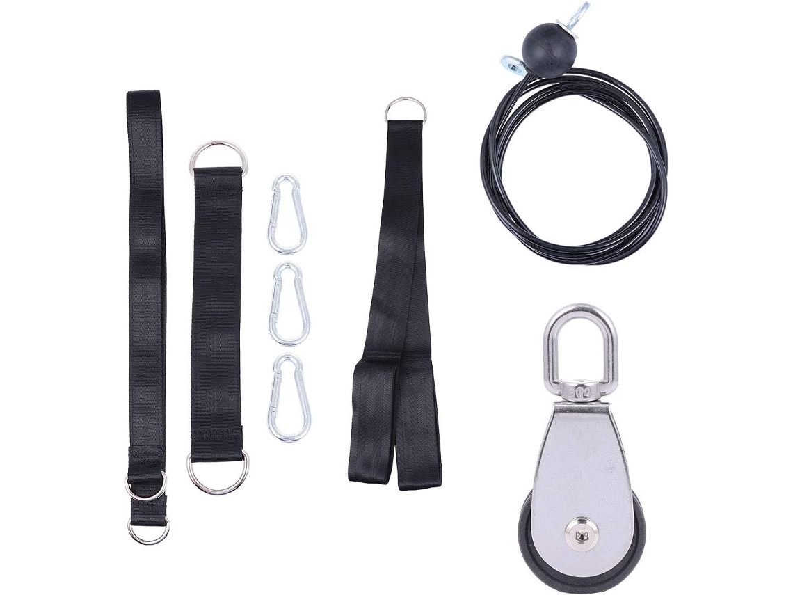 Kit De Polias Metal Upkoch Para Antebraço E Tríceps, 1 Conjunto, Preto