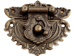 Fecho De Caixa Bronze, Ferragens Para Móveis, Joias, Fechos De Madeira, Fivelas Para Malas, Clipes, Fechos Vintage