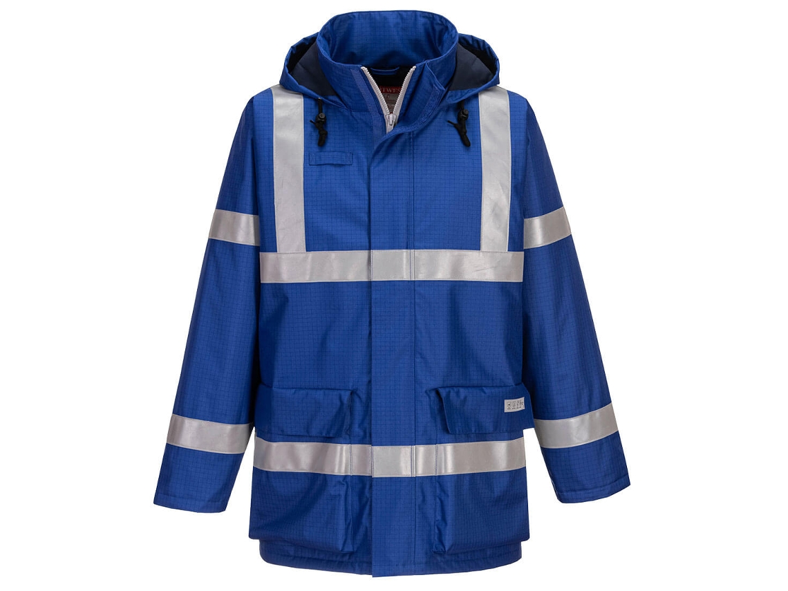 Jaqueta Antiestática E À Prova De Fogo Bizflame Rain / Red / S Portwest