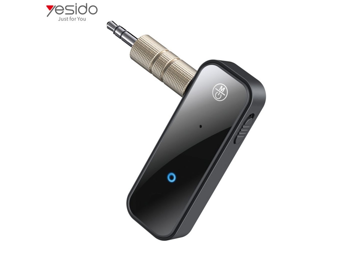 Transmissor Bluetooth Yesido Com Receptor Sem Fio E Entrada Auxiliar De 3,5 Mm