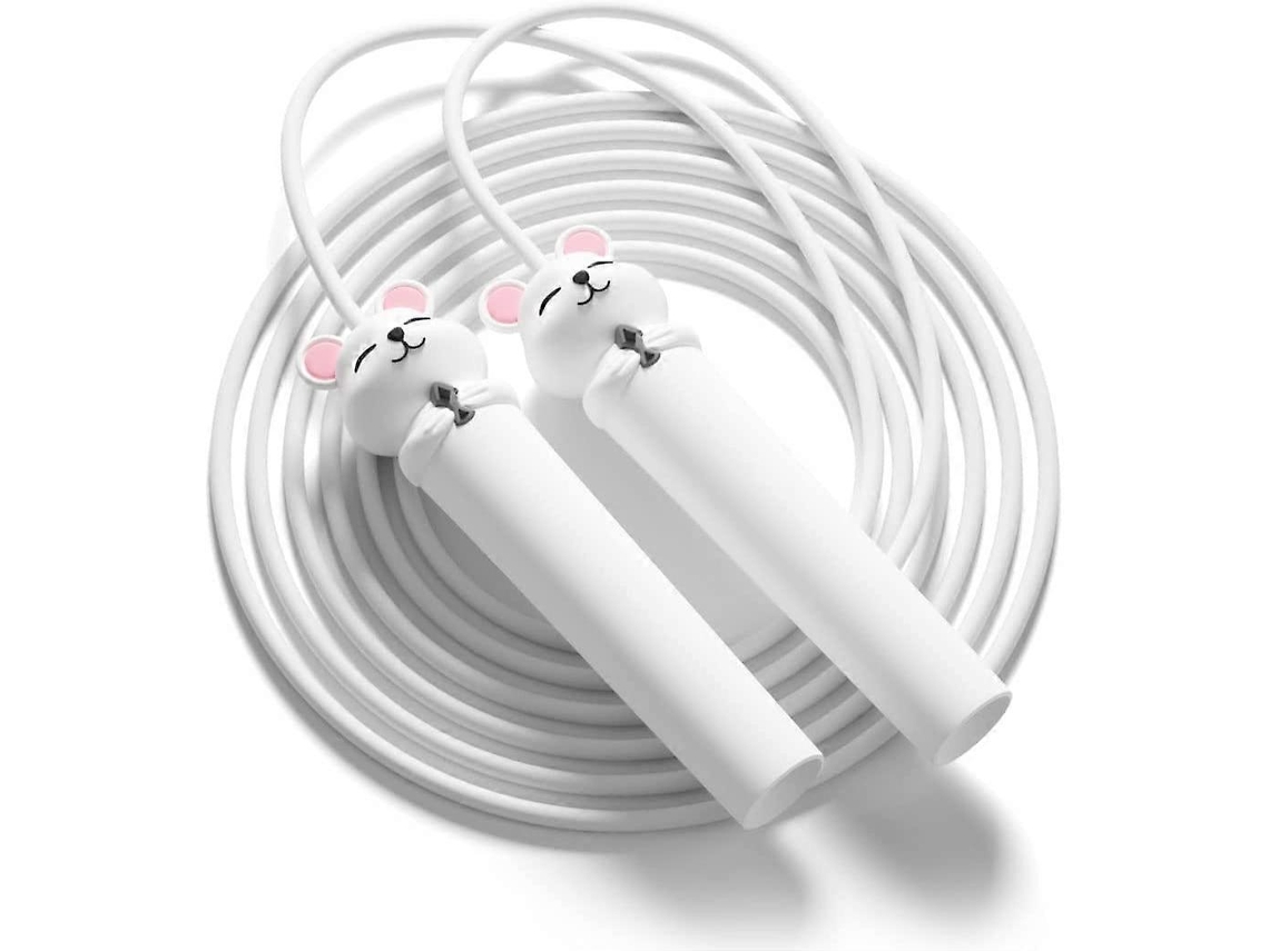 Rebe-cuerda De Salto Para Niños E Meninas 9ft/2.7m De Pvc Suave Ajustável Com Alça Antiderrapante