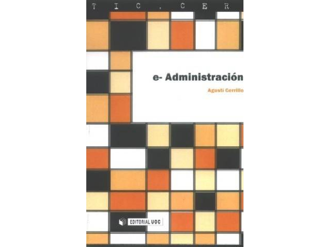 Livro E-Administración de Agustí Cerrillo (Espanhol)