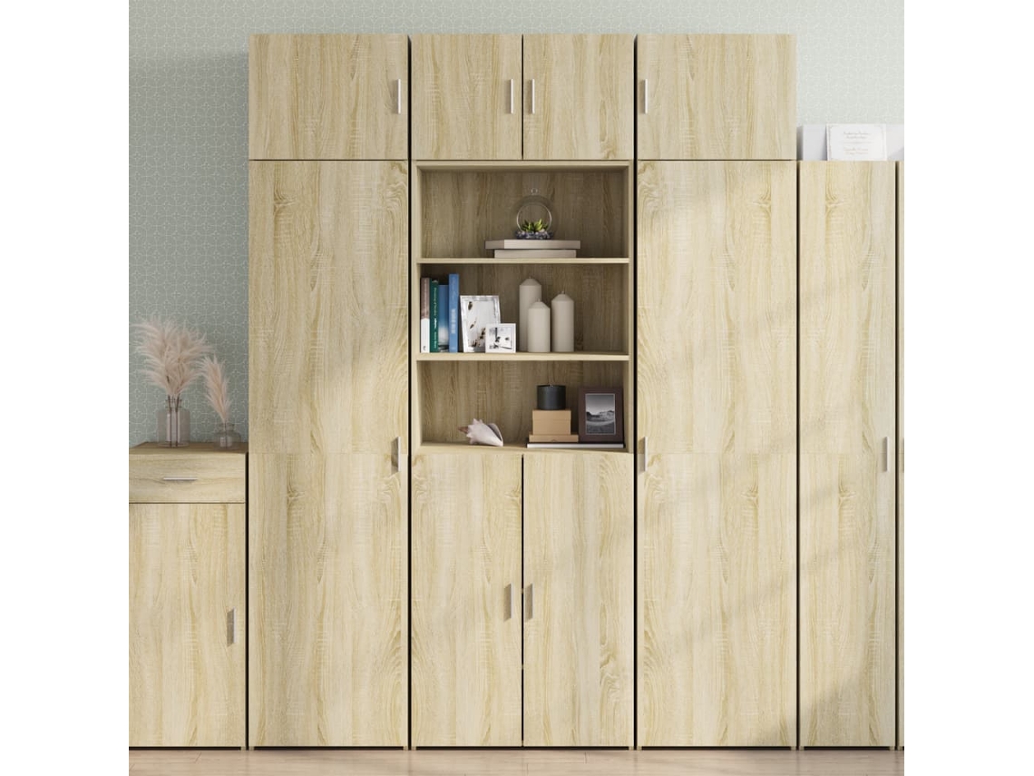 Vidaxl Armário Alto 70x42,5x185 Cm Derivados Madeira Carvalho Sonoma