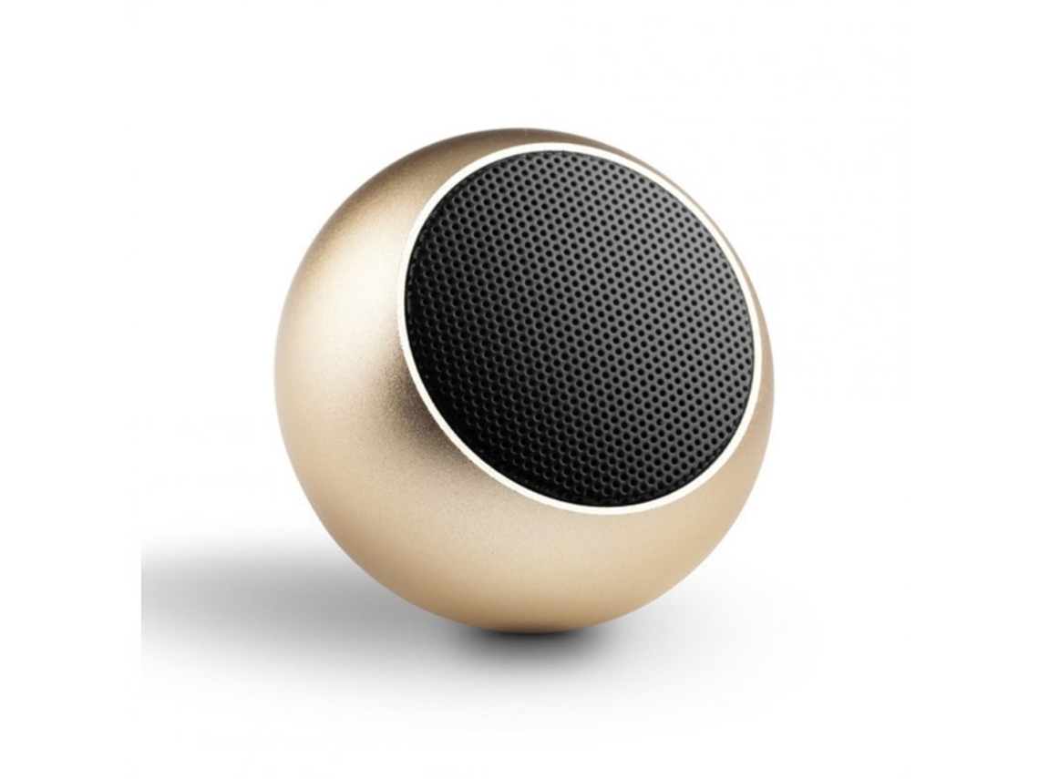 Coluna Bluetooth Tws Subwoofer Sem Fio para Iphone Android Gold