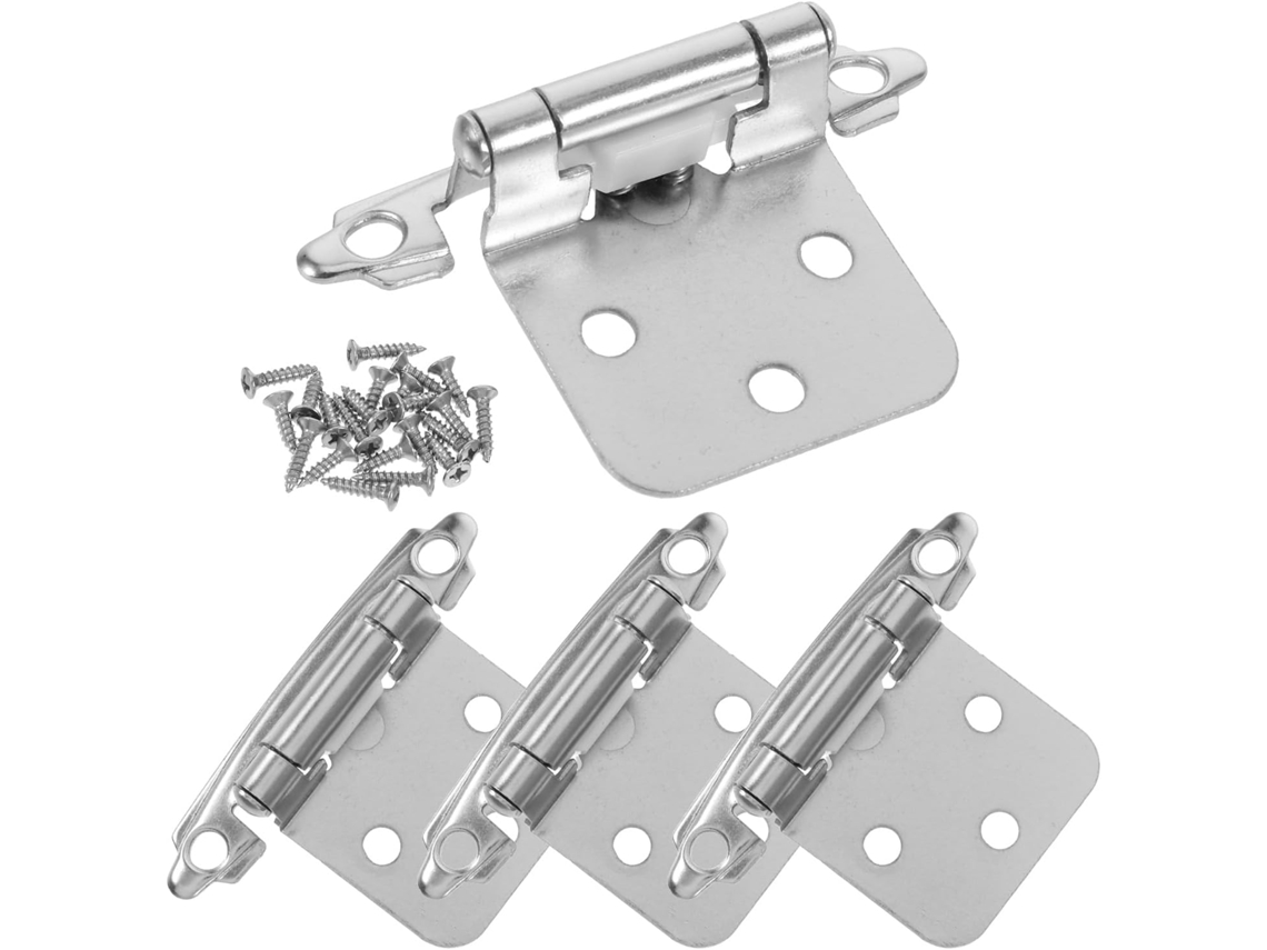 Conjunto De 4 Mola Com Em Níquel Branco Para Portas Suave, Ideais