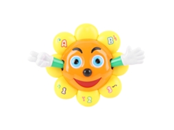Brinquedo Girassol Elétrico Rotativo Com Luz E Música Para Bebê E Crianças Toddler