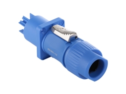 Conector Avião Led 250v Ac 3mω Luz Azul