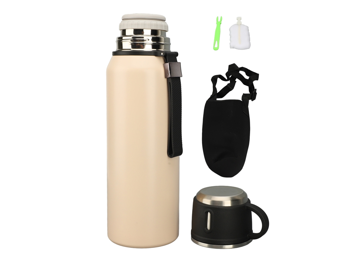 Garrafa Térmica Inox 1200ml com Infusor Branco