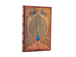 Livro Hafizs Peacocks Mini Lined Hardcover Journal de Paperblanks (Inglês)