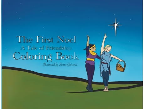 Livro The First Noel Coloring Book Clare Johnson, Nicole Thomas (Inglês)