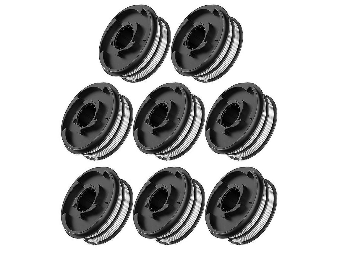Conjunto De 8 Bobinas De Fio Sobressalentes Tle-02 Para Cortador De Grama Gardenline Glr 450 451 (código 3405685).