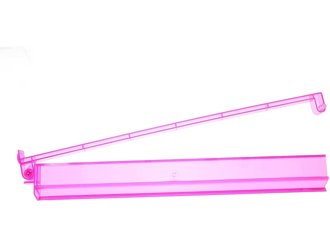 Régua De Mahjong De Acrílico Transparente De 45 Cm (18 Polegadas)