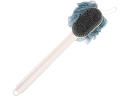 Lurelia Escova De Silicone Para Banho De Cuidado Corporal, Silicone Macio, Cabo Longo E Pega Ergonómica, Massagem Leve Essencial