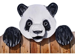 Decoração de Jardim, Decoração de Quintal com Animais, Decoração Artística Divertida para Pátio, Decoração de Cerca com CHABERLU